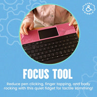 Gyre & Gimble silicone Chromebook gidget sensory palm rest with trackpad cutout - view 6