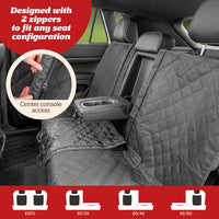 Lusso Gear Dog Car Seat Cover - Premium Edition - Gray - image 3