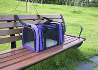Soft Sided Carrier for Small Medium Cats Dogs - 17.0"L x 11.0"W x 11.0"H / Purple - image 3