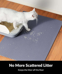 Cat Litter Mat, Cut to Fit Any Place - Grey / 35x23 Inch - image 3