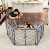 MyPet North States Petyard Plus: 3 Ft. Wide Folding Dog Playpen - 6-Panel / Basic / Fieldstone - image 2