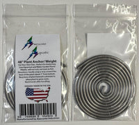 Awesome Aquatic Aquarium Plant Weights, Lead Ribbon Fish Anchors - 48 Inch Cut Your Own - image 2