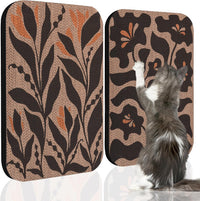 Cat Wall Scratcher, Art Cat Scratching Board for Indoor Cats – Essentials for Cats - Black & White 2
