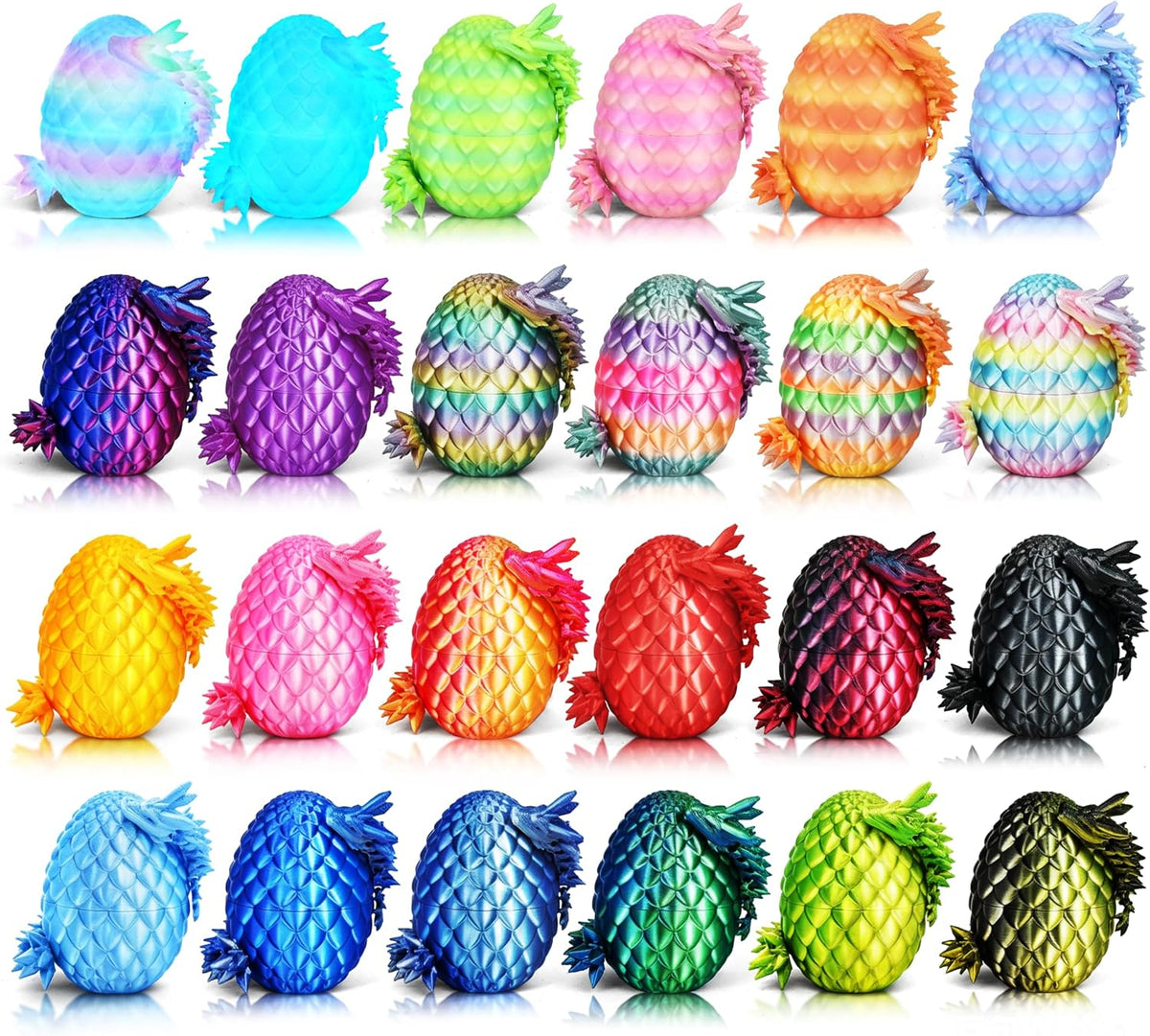 Impossmaker 24pcs 3D Printed Dragon Eggs - 24P-S1