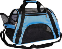 MuchL Cat Carrier for Cats Soft-Sided Travel Pat Carrier for Cat - Medium-Blue - image 3
