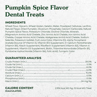 Greenies Petite Dental Dog Treats, Pumpkin Spice Flavor, Limited Edition, 12 oz. Pack (20 Treats)