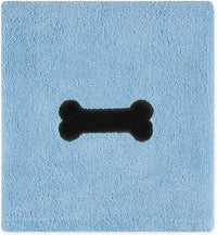 Bone Dry Pet Grooming Towel Collection Absorbent Microfiber X-Large - Blue / 41x23.5" - image 3
