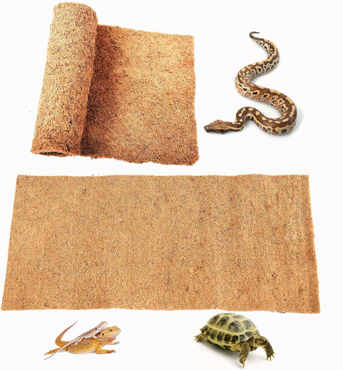 Reptile Carpet Natural Coconut Fiber - 36"x18" 1pack