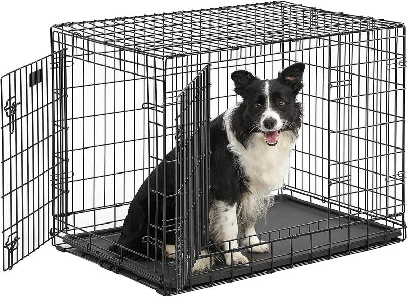 MidWest Homes for Pets Ultima Pro Heavy-Duty 30-Inch Dog Crate - Black / 37.0"L x 24.5"W x 27.5"H
