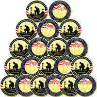 20pcs Military Challenge Coins - Simple