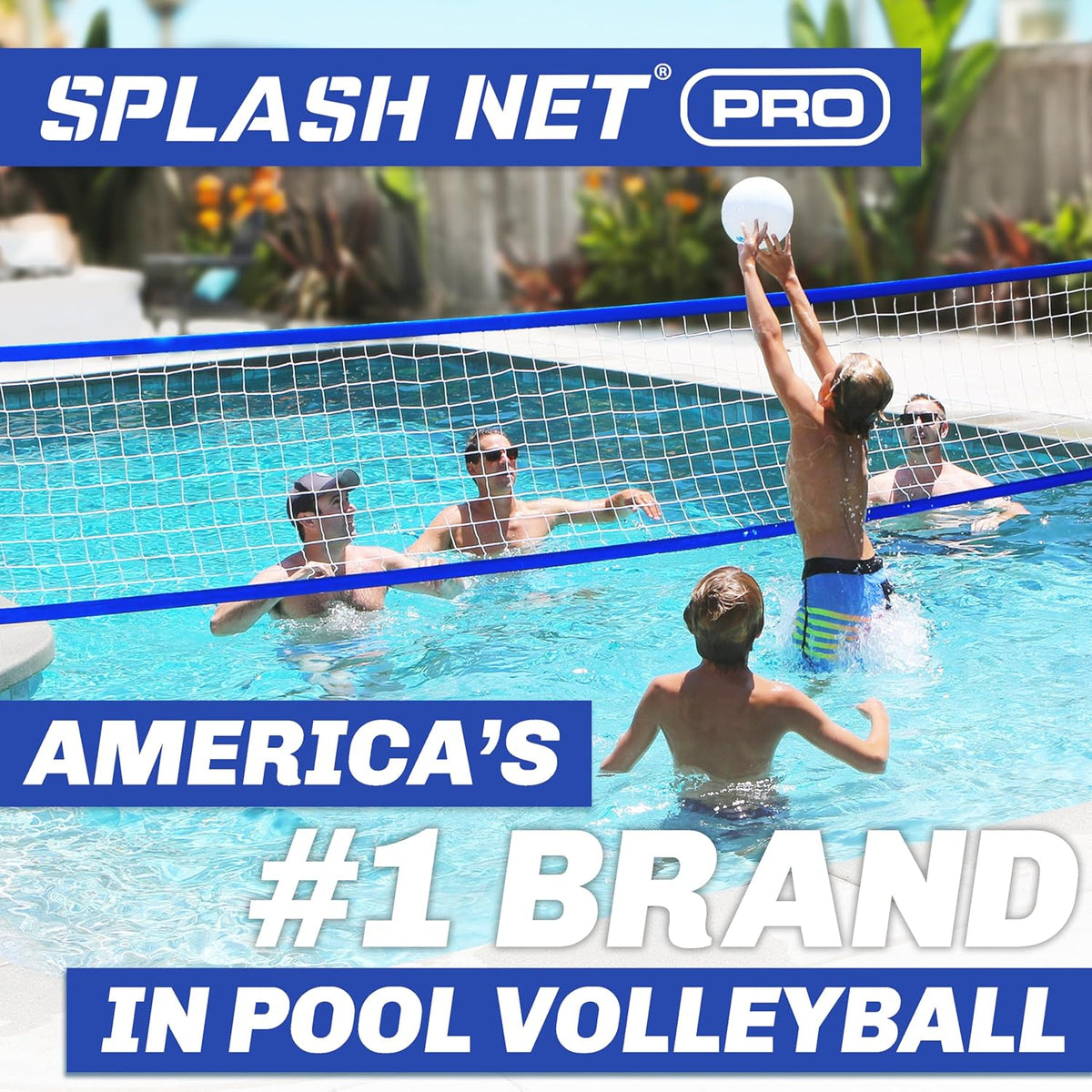 GoSports Splash Net PRO Pool Volleyball Net, or Blue - Blue - image 2
