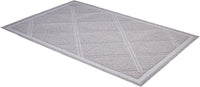 Amazon Basics Less-Mess Litter Trapping Cat Litter Box Mat - Gris / 1 Count (Pack of 10) - image 2