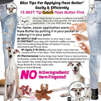 The Blissful Dog Whippet Unscented Nose Butter - Dog Nose Butter, 2 Ounce