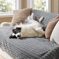 Bedsure ComfyFleece Waterproof Dog Blankets for Large Dogs - Twin(60x80")-1pc / Warm Grey - image 2