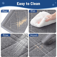 Smiry Cat Litter Box Mat 30x17 - 30x20 / Grey - image 3