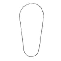 5.2mm Sterling Silver Rhodium Plated Round Box Chain