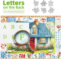 Blueforest Puzzles for Adults 500 Pieces - Quilted Cottage / 23" X 15" - image 3
