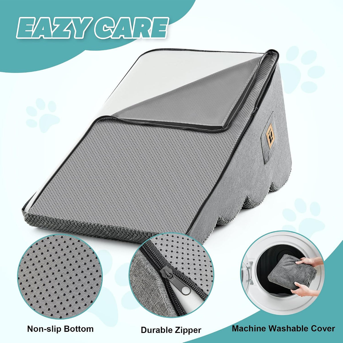 Dog Stairs for Small Dogs and Cats 11.8" H - 3-Step 11.8''H - image 3