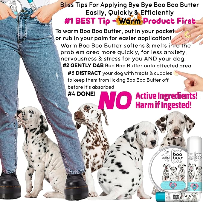 The Blissful Dog Dalmatian Boo Boo Butter, 1-Ounce