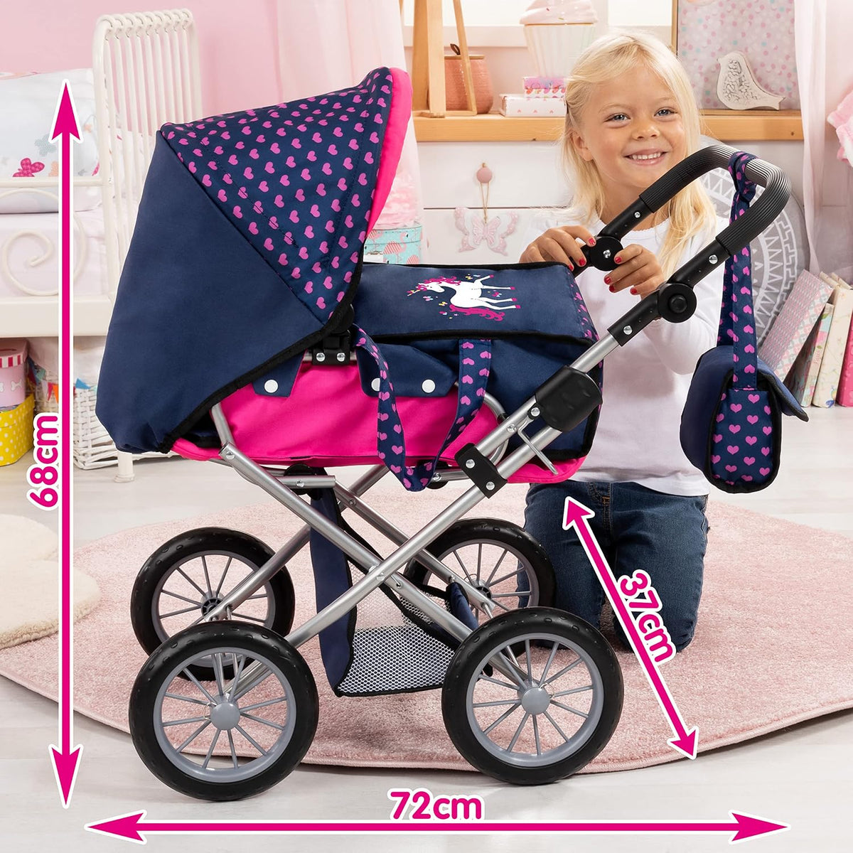 Bayer City Star Doll Stroller - image 3