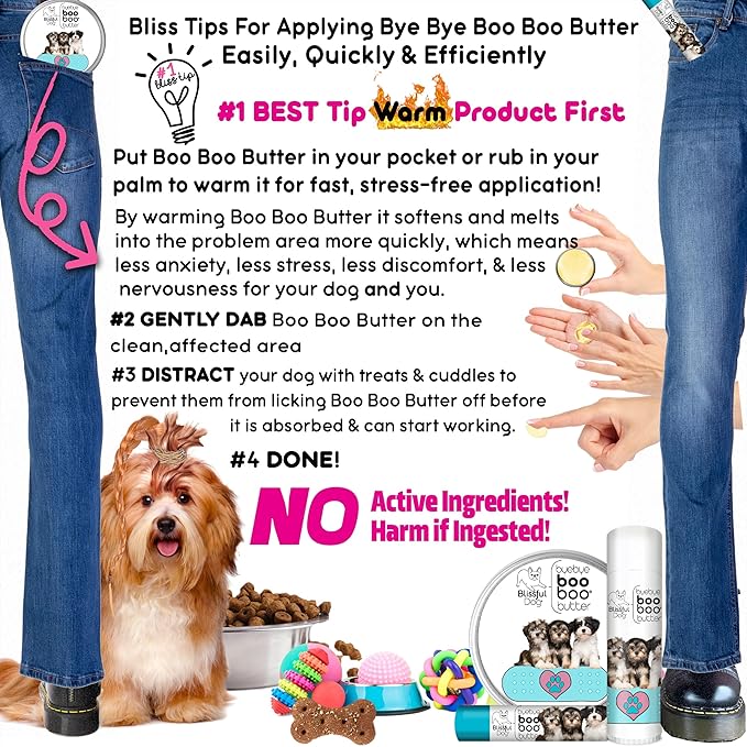 The Blissful Dog Havanese Boo Boo Butter, 4-Ounce