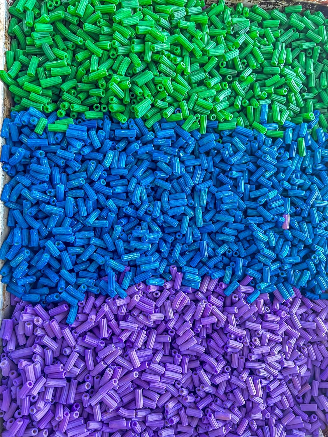 Sensory-N-Stuff rainbow colored elbow pasta sensory bin filler - view 12