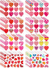 Halloween Stickers for Kids, 24 DIY Face Sheets - Valentine