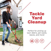 Pooper Scooper for Dogs, Heavy Duty Long Handle Rake - 2 Piece Set - Standard - image 3