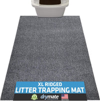 Drymate Cat Litter Box Mat, Litter Trapping Mat - Grey / 28x36 Inch (Pack of 1)