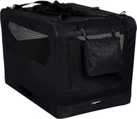 Amazon Basics Portable Folding Soft Pet Dog Crate Carrier Kennel - BLACK / 36.0"L x 24.0"W x 24.0"H