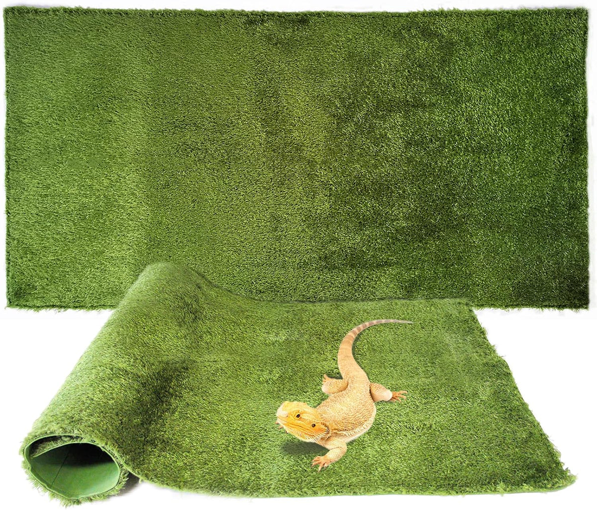 2pcs Reptile Carpet Terrarium Liner Tortoise Bedding Reptile - 2PCS（XXL）：35.43 X 17.71 in