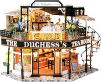 CUTEBEE 3D Wooden Puzzle for Adults - The Duchess's Tea Room