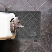 Niubya Premium Cat Litter Mat - Dark Grey / 1 Count (Pack of 1) / 23" x 14" - image 2