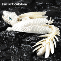 Guwewu Feathered Wyvern, 3D Printed Articulated Fidget Dragon - Stellarscale - image 3