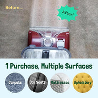 Sunny & Honey Carpet Cleaner Solution - 128 Fl Oz, Spring Mint Scent - Carpet Shampoo & Pet Stain Remover for Upholstery & Rugs, Works With Steam Cleaners