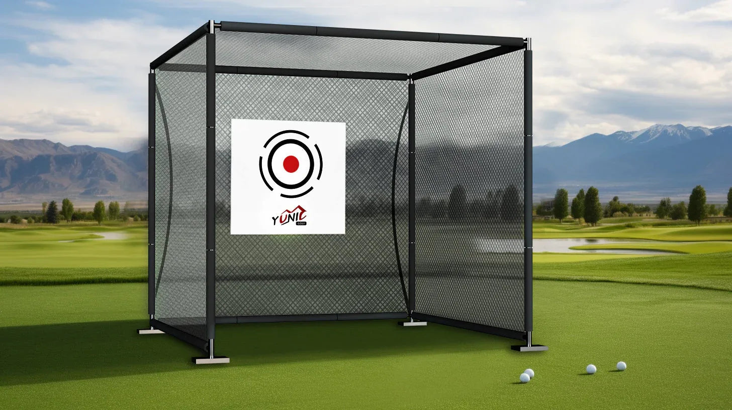 Golf Driving Practice Cage (Black) - BIG FRENCHIES