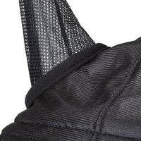Harrison Howard CareMaster Horse Fly Mask Half Face with Ears Black Medium Cob