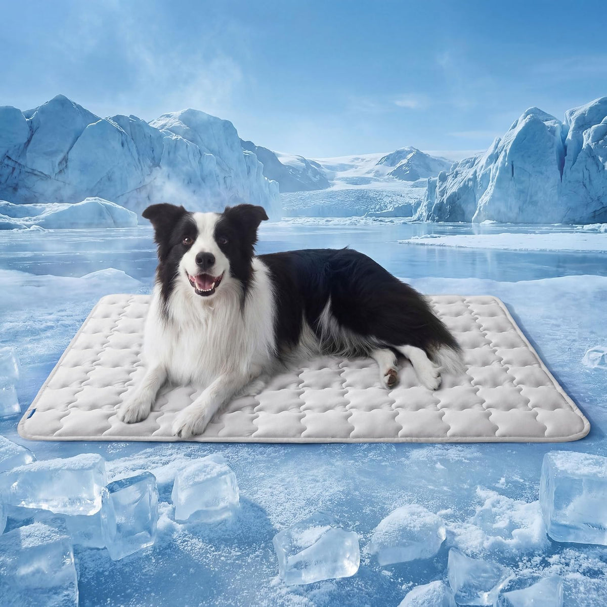 Bedsure ArcticMax Cooling Mat for Large Dogs - Pearl Grey / 41"L x 28"W