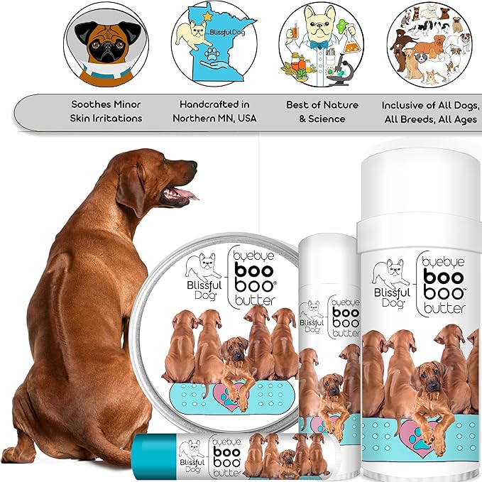 The Blissful Dog 2 oz TIN Rhodesian Ridgeback Booboo Butter
