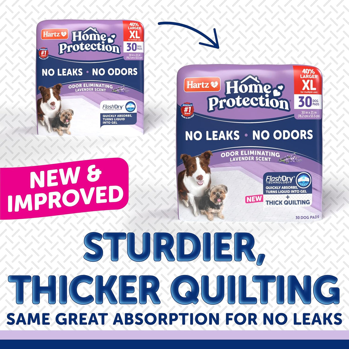 Hartz Home Protection Super Absorbent Odor Eliminating Lavender - 60 Count / Lavender - image 3