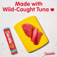 Hartz Delectables Squeeze Up Interactive Lickable Wet Cat Treats for Adult & Senior Cats, Tuna, 4 Count (Pack of 8)