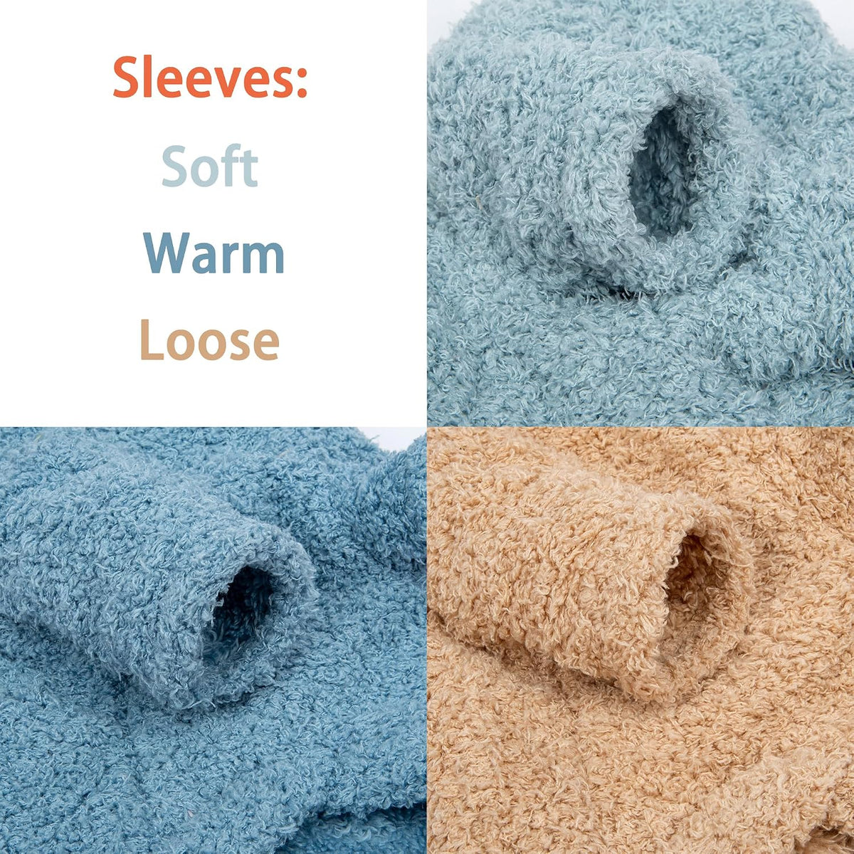 Dog Sweater, Dog Clothes for Medium Dogs Male or Boy - Light blue+Blue+Khaki / Small - image 2