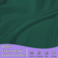 2 Pack Solid Color Dog Shirts, Lightweight, Quick Dry - Green,Purple / L (18'' Chest) - image 4