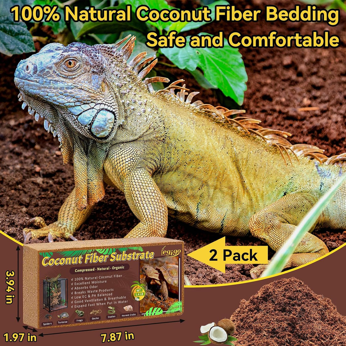 4 Pack Coconut Fiber Substrate - 2 Pack - image 2