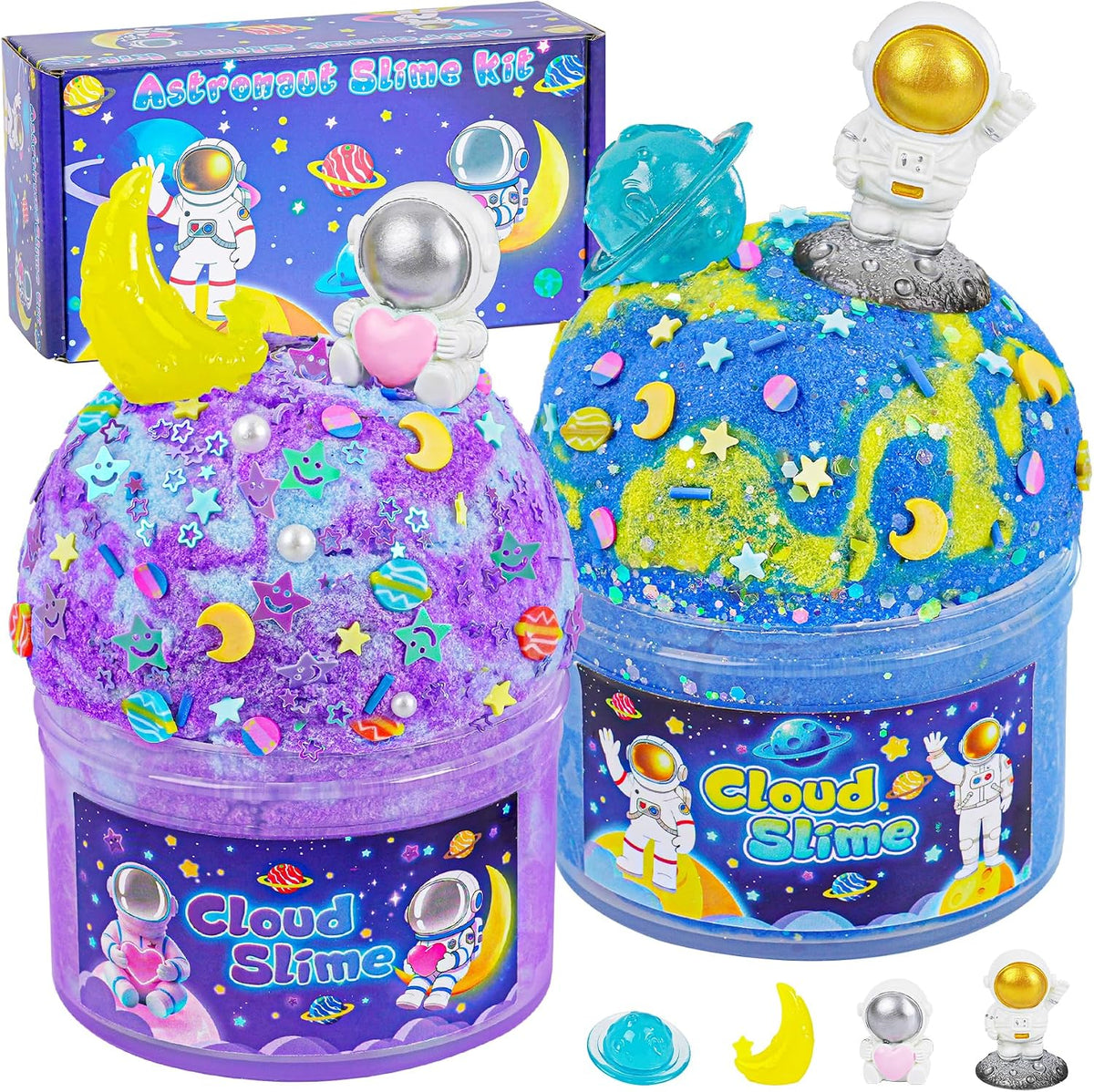 Axolotl Cloud Slime Kit 2 Pack - Galaxy Slime