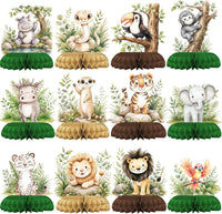 HaPiBiDesign transportation party decorations, 10 honeycomb table centerpieces