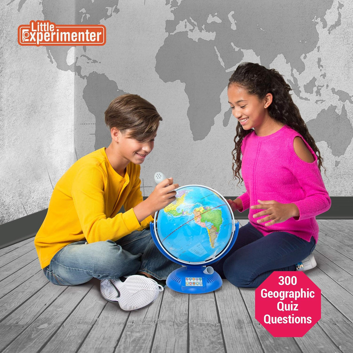 Little Experimenter Interactive 9" Talking Globe, Smart Pen - image 4