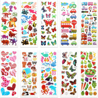 Puffy 3D Sticker for Kid & Toddler 500+ Variety Pack Cute Scrapbook - Basic Style 2 - image 2