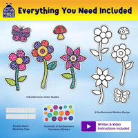 SunGemmers Suncatcher Kit for Kids - Flower Garden - image 2