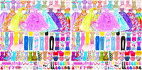 116 Pack Doll Clothes and Accessories for 11.5 inch Doll – Fun for Kids & Family - 11.5 inch (Pack of 2)